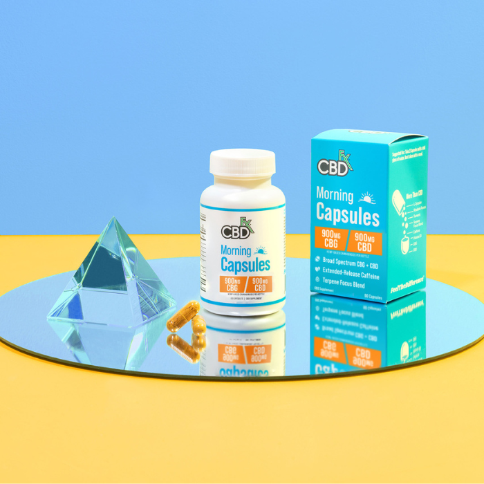 CBDfx CBD + CBG Morning Capsules For Energy & Focus 900mg Review