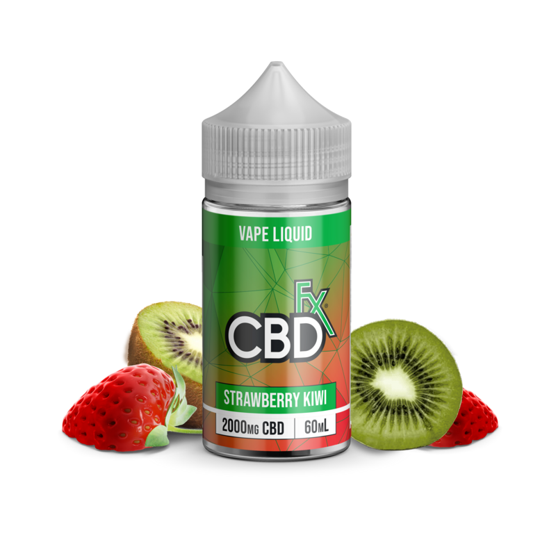 CBDfx Strawberry Kiwi CBD Vape Juice 2000mg