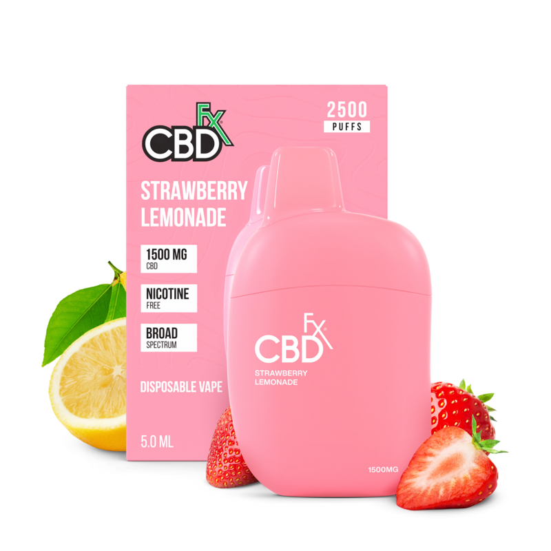 CBDfx Strawberry Lemonade CBD Vape Pen 1500mg Review