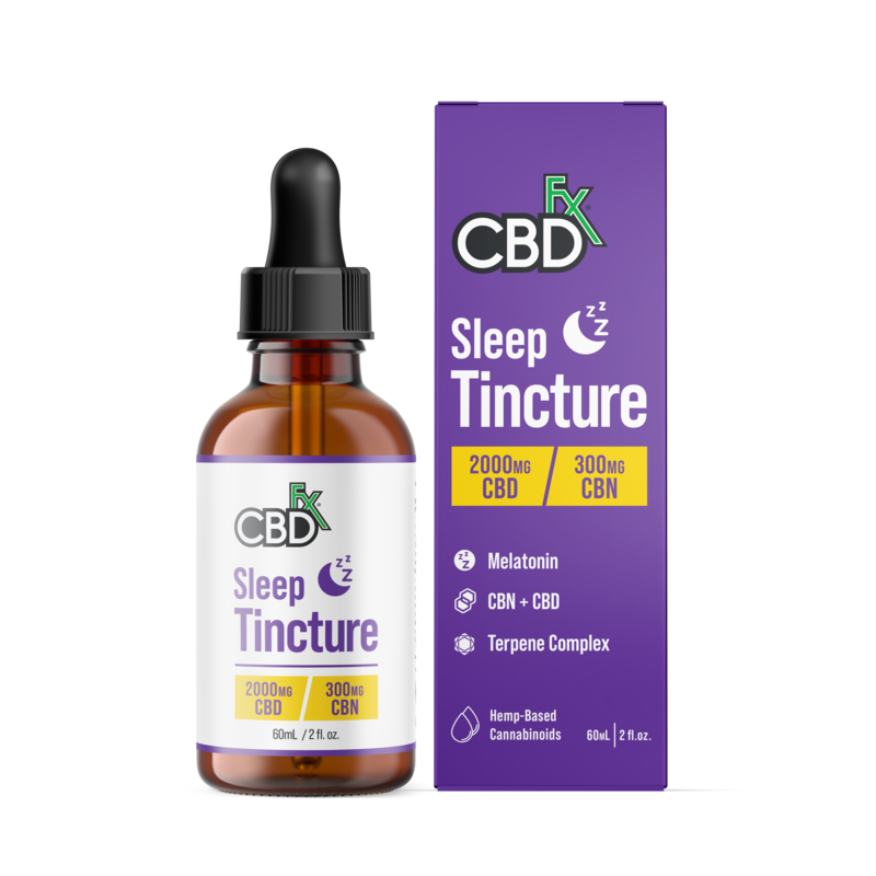 CBDfx CBD Oil Sleep Tincture 2000mg