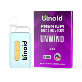 Binoid THCV 5 Gram Disposable Vape – Uplift/Unwind Review