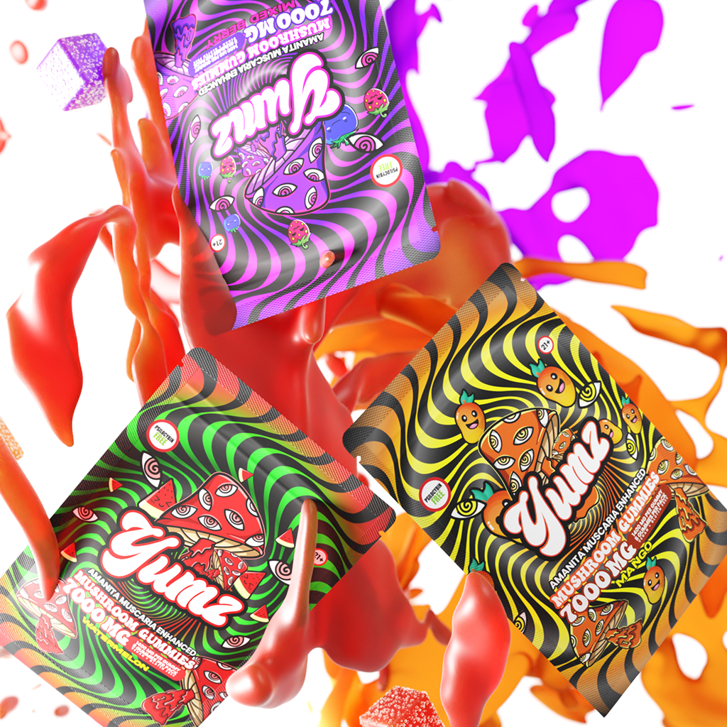YUMZ - Amanita Muscaria Mushroom Gummies - Bundle