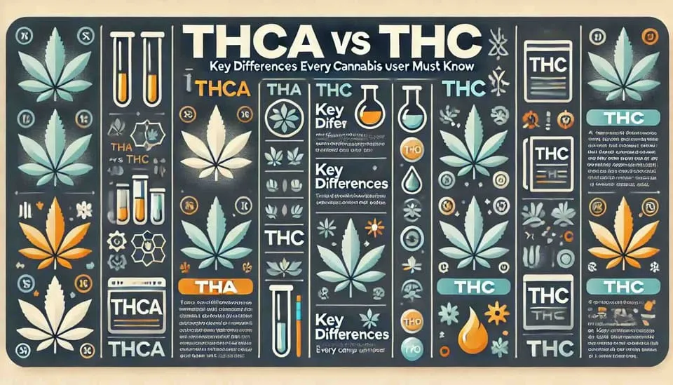 Featured image for “THCA vs THC: What is the difference between THCA and THC”