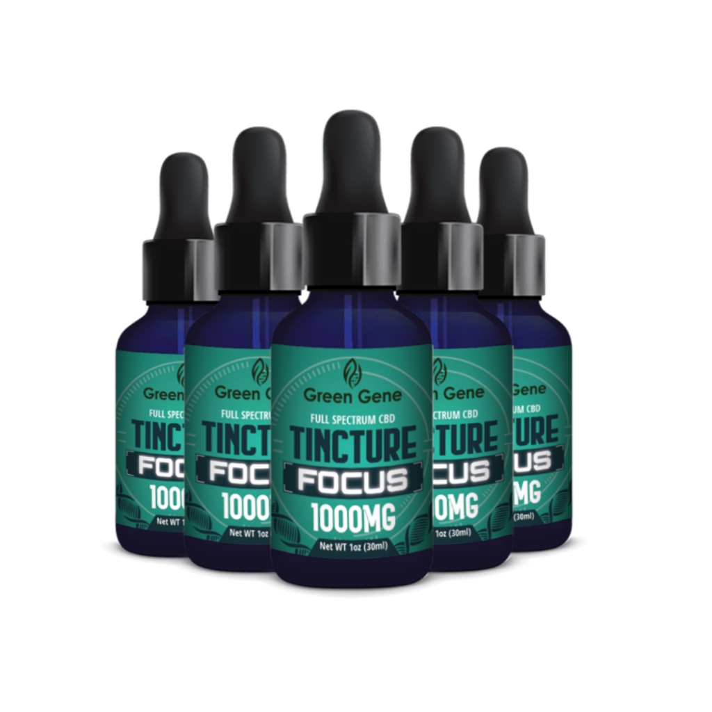 Focus CBD Tincture Full Spectrum Green Gene