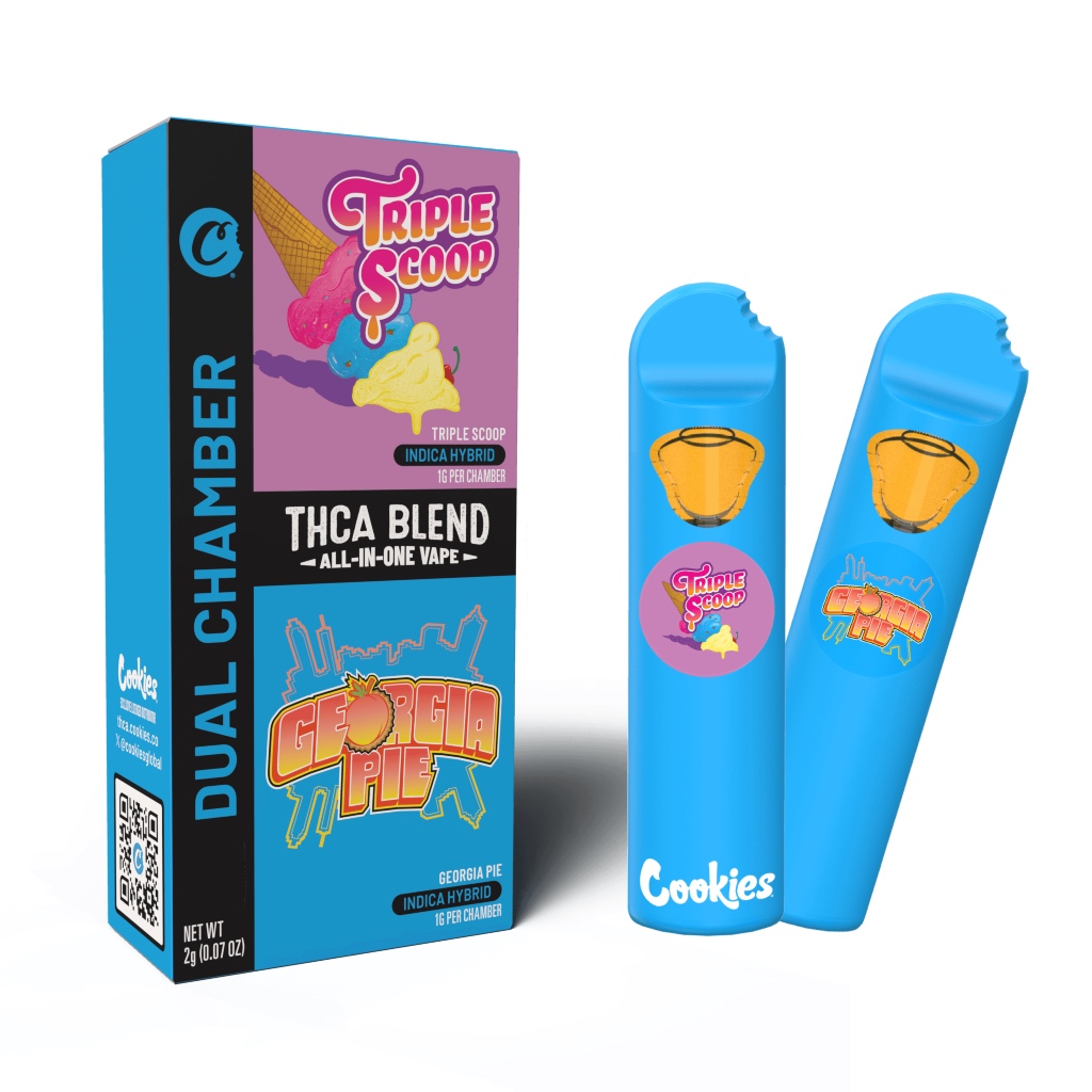 Cookies 2G Dual Chamber Vape Triple Scoop & Georgia Pie