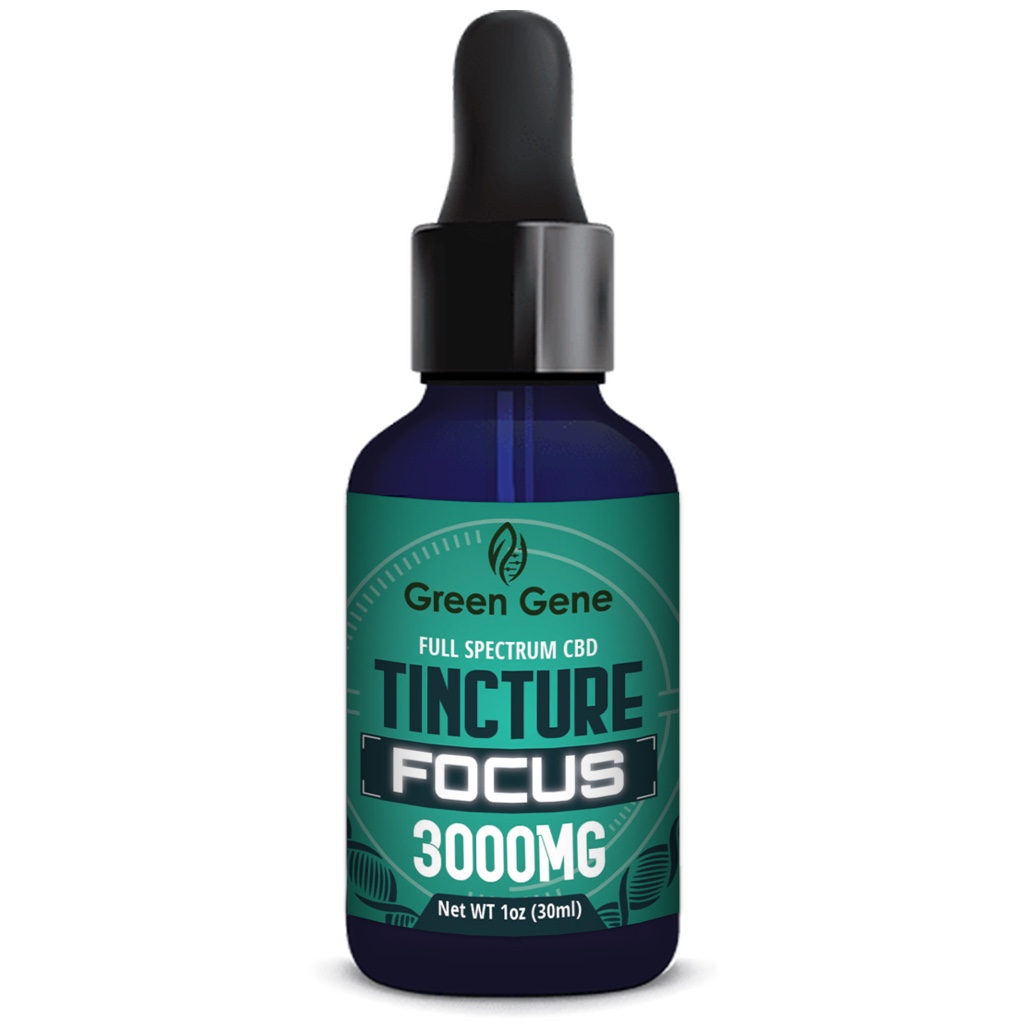 Full Spectrum Focus CBD Tincture Green Gene