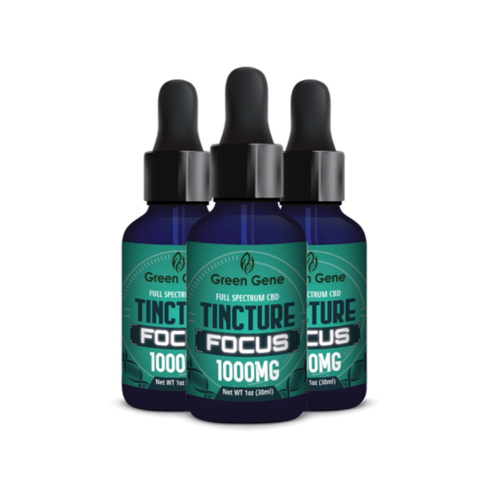 CBD Tincture Full Spectrum Focus Green Gene