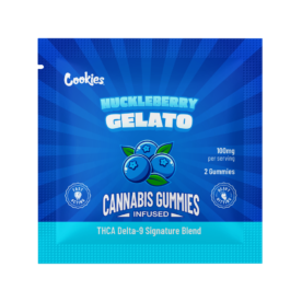 a pack of thca delta9 gummies huckleberry gelato