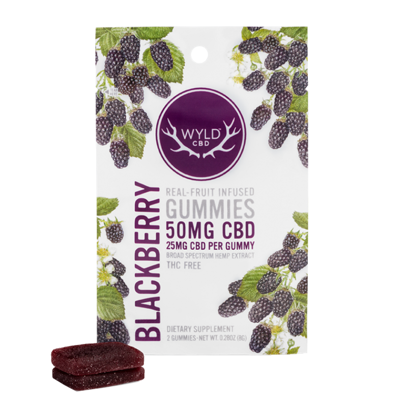 WYLD CBD Blackberry Infused CBD Gummies